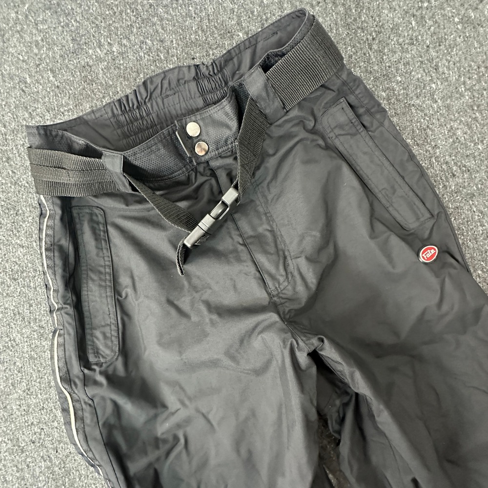 Y2K Fate FreeRide Ski Pants Mens M Blk Insulated Waterproof Breathable Snowboard